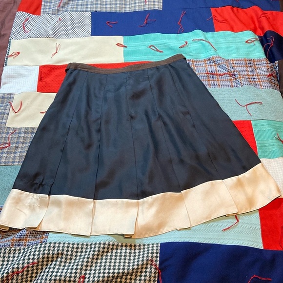 Color Block Silk Skirt By GAP Brand. - Picture 15 of 16